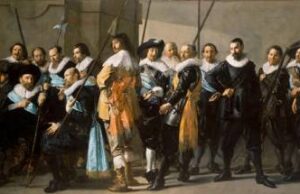 «La compañía del capitán Reijnier Reael y el teniente Cornelis Michielsz Blaeuw» en el Museo del Prado