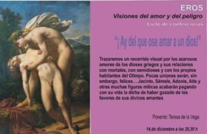 Conferencias y visitas en torno a la exposición «Lágrimas de Eros» en AULARTE