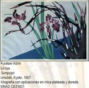 Lirios, pintura
