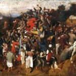 El vino de la fiesta de San Martín, Bruegel el Viejo, Museo del Prado, Colección Particular