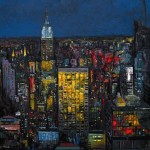 la noche nueva york 80×80 cm [750X550] Ulpiano Carrasco