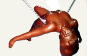 Mariano Cobo muestra a la «Mujer» en el Museo Casa de la Moneda