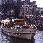 Llegada sinterklaas boot amsterdam