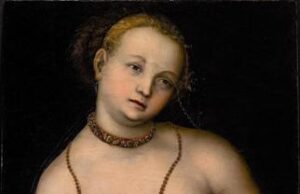 “Lucrecia” de Lucas Cranach el Viejo en el Museo de Bellas Artes de Bilbao