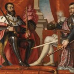 5.Carlos V y Felipe II. Antonio Arias Fernández. Óleo sobre lienzo, 160,5 x 214,5 cm.1639 – 1640.Madrid, Museo Nacional del Prado