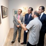 Diego Copado y Enrique Ossorio visitan la exposición