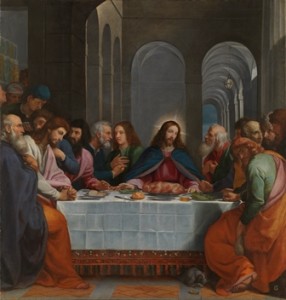 Última cena. B. Carducho, Museo del Prado