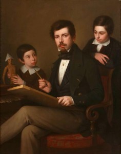 Antonio María Esquivel y sus hijos, Museo del Romanticismo