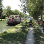 Le Canal de Bourgogne Sud à vélo en famille