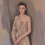 Dama Chic (París 1929) de Enrique Ochoa. Óleo sobre lienzo