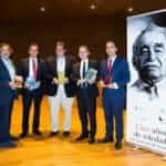 1 Foto Gabo – Antonio Rubio, Juan Manuel Uribe, Jaime Abello, Jaume Giró y Javier Ramos