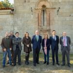 Castresana y Ponte en la visita a la iglesia de Covas de Barroso (Boticas)