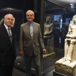 Foto 1 Isidre Fainé – Richard Lambert. Acord Fundació Bancaria la Caixa-British Museum