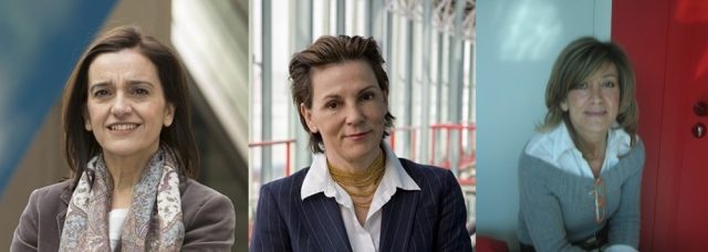 María Valcarcer, Ana Larrañaga y Marta Cacho, IFEMA