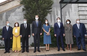 Los Reyes presiden la inauguración de «Delibes» en la BNE