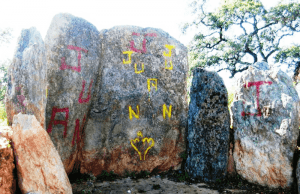Vandalismo sobre los Dólmenes de los Gabrieles de Valverde del Camino