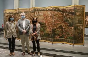 El Museo Nacional del Prado expone Biombo de la Conquista de México
