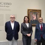 De izquierda a derecha: Miguel Falomir, Director del Museo Nacional del Prado, Christina Simmons, Executive Director American Friends of the Prado Museum y Javier Solana, Presidente del Patronato del Museo Nacional del Prado. Foto ©Museo Nacional del Prado