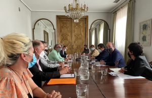 Reunión de Iceta con los productores de cine y animación