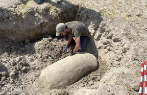 Recuperada una pieza arqueológica singular del embalse de Valdecañas