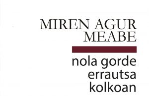 El Premio Nacional de Poesía a una obra escrita en euskera