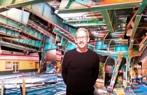 El tren de Brooklyn, de Isidro Blasco, en el Museo Thyssen