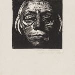 -KATHE KOLLWITZ-Autorretrato frontal