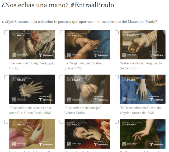 Museo del Prado concurso de entradas