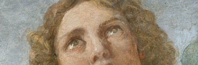 2 Los Apóstoles alrededor del sepulcro vacío de la Virgen FRANCESCO ALBANI detalle 1