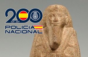 La policía investiga a un anticuario por vender una escultura expoliada