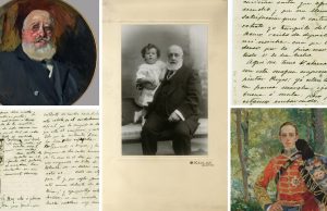 Cartas de Sorolla guardadas en una carpetilla de gastos domésticos