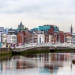 View of Dublin with the Ha’penny Bridge – Ireland