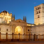 Zamora Cathedral in Spain – blue hour.