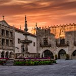 Praça da República in the city of Viana do Castelo in Minho, P