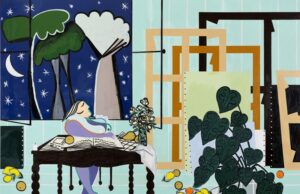 Farah Atassi abstracción y figuración en el Museo Picasso Málaga