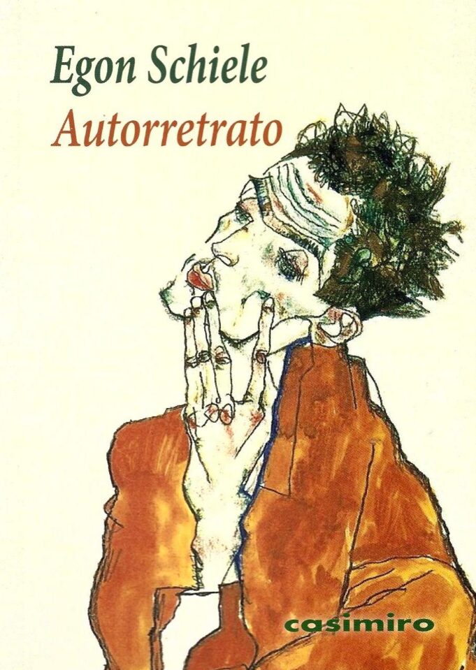 Autorretrato. Egon Schiele. Libro de bolsillo de la Editorial Casimiro