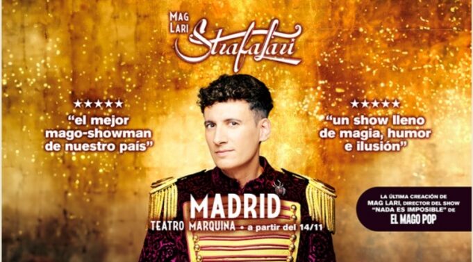 “StrafaLari”, el mago Mag Lari, en el teatro Marquina de Madrid