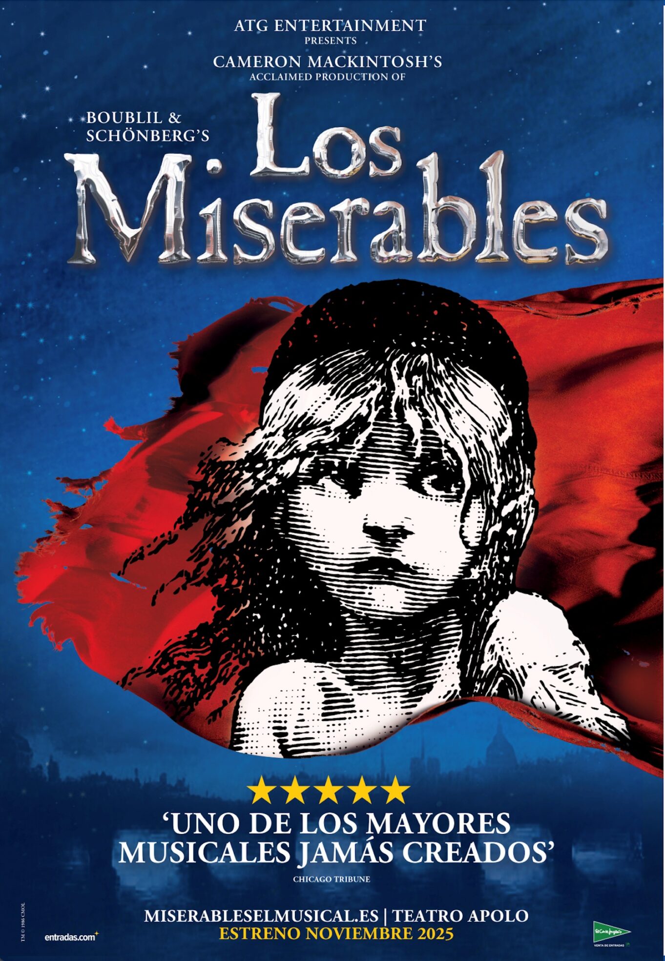 Los Miserable un musical épico basado en la novela de Víctpor Hugo