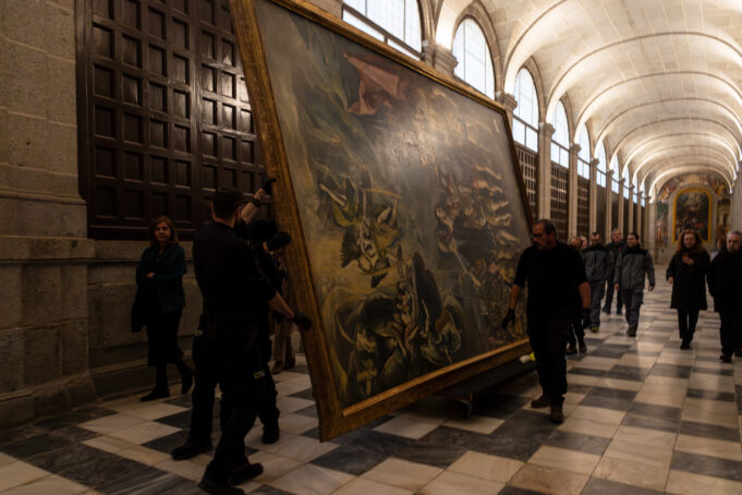 Patrimonio Nacional Traslado El martirio de San Mauricio de El Greco (4)