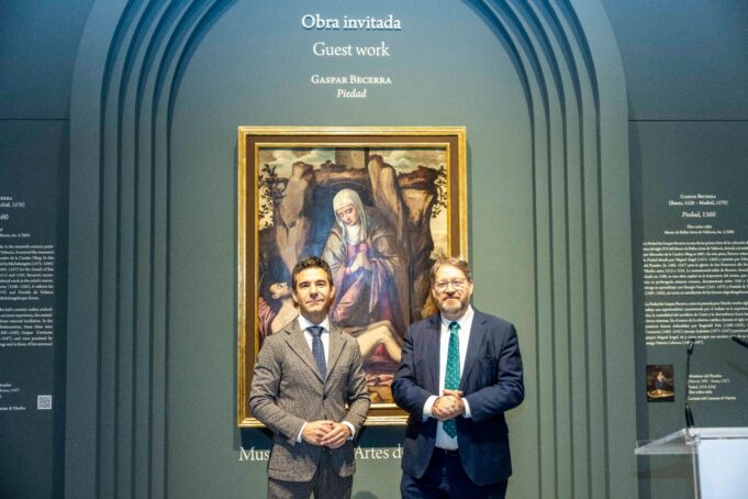 Los directores del Museo de Bellas Artes de Valencia y de la Galería de las Colecciones Reales, Pablo González Tornel y Víctor Cageao