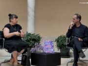 Miguel López-Remiro Forcada conversa con Joana Vasconcelos en el Museo Picasso Málaga