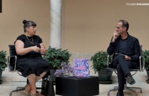 Miguel López-Remiro Forcada conversa con Joana Vasconcelos en el Museo Picasso Málaga